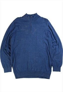 Vintage 90's L.L.Bean Sweatshirt Plain Quarter Zip