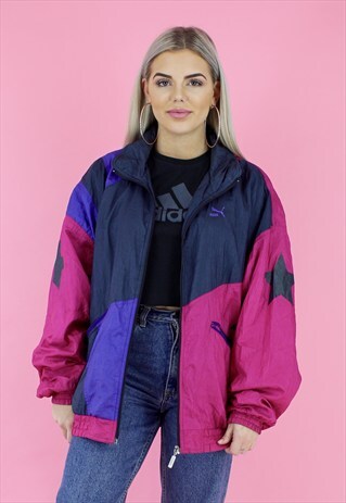 90'S PUMA OVERSIZED BOMBER JACKET