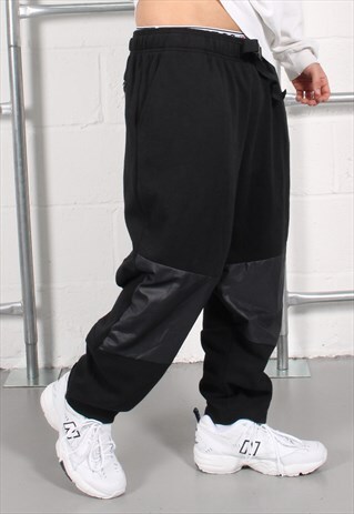 Vintage Adidas Trackies in Black Lounge Sport Joggers XL