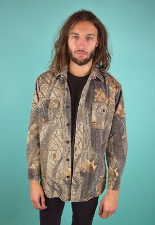 VINTAGE 90'S PATTERNED SHIRT