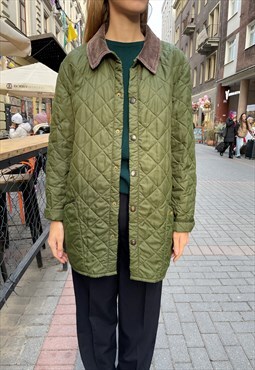 Lovely Fun Green Autumn Barbour Jacket