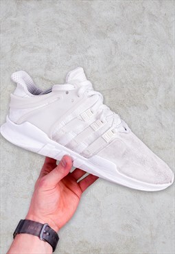 Adidas EQT Support ADV Triple White Trainers UK 10.5