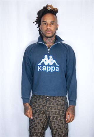 KAPPA ZIP VINTAGE SWEATSHIRT