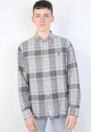VINTAGE ORIGINAL PENGUIN CHECK FLANNEL SHIRT