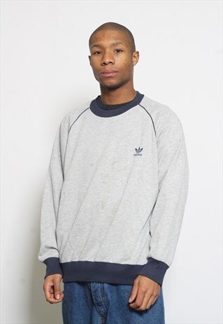 VINTAGE ADIDAS SWEATSHIRT GREY
