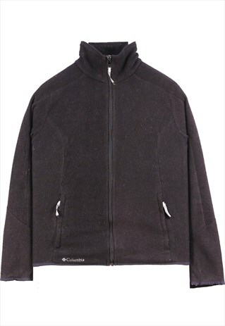 Columbia 90's Warm Zip Up Fleece Jumper Medium Black