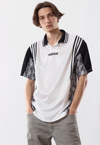 90'S VINTAGE MENS ADIDAS ORIGINALS TOP POLO SHIRT