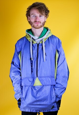 MULTI-COLOUR WINDBREAKER LIGHTWEIGHT SHELL JACKET