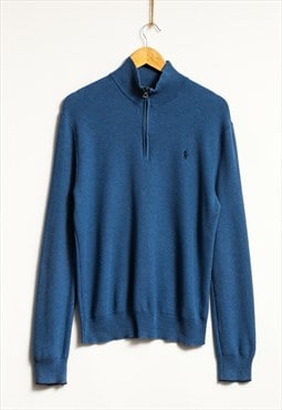 Polo Ralph Lauren Blue Pima Cotton Long Sleeve Top 19230