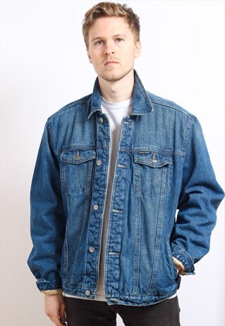 VINTAGE BLANKET LINED DENIM JACKET