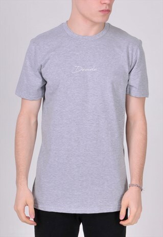 GREY DECIDE (WHITE) T-SHIRT