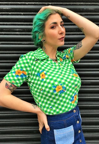 VINTAGE TOWELLING TOP