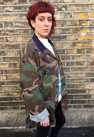 UNISEX VINTAGE CAMO JACKET