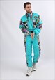 Vintage Ski Suit 90's Ninety Eight Snow suit M 38 40" (75D)