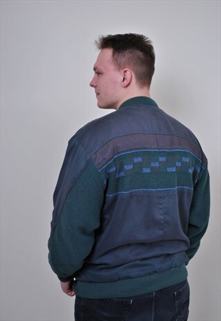 80S BOHO BOMBER JACKET, VINTAGE HERITAGE AVIATOR JACKET