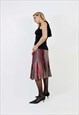 VINTAGE 90S OLD MONEY DOTS MIDI SKIRT