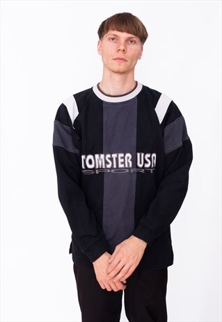 VINTAGE 90S TOMSTER STRIPED SWEATSHIRT ID:3722