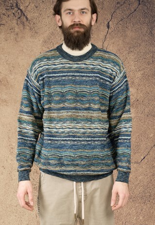 ITALIAN VINTAGE GRAPHIC PATTERN SWEATER FROM THE 90S