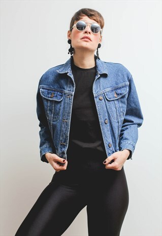 RARE CROPPED VALENTINO TRUE VINTAGE DENIM JACKET