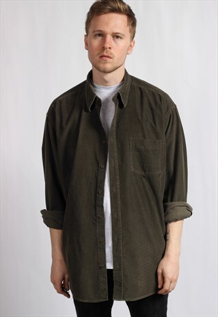 VINTAGE OVERSIZED CORDUROY SHIRT