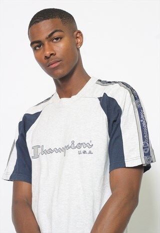 VINTAGE CHAMPION SPELLOUT T-SHIRT