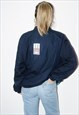 VINTAGE 90S ADIDAS 1/4 ZIP EMBROIDERED JACKET SWEATSHIRT