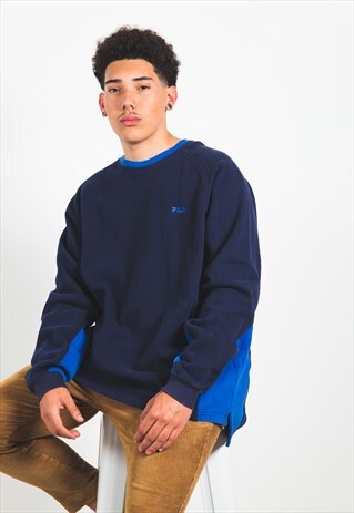 VINTAGE 80S FILA SWEATSHIRT / S4282