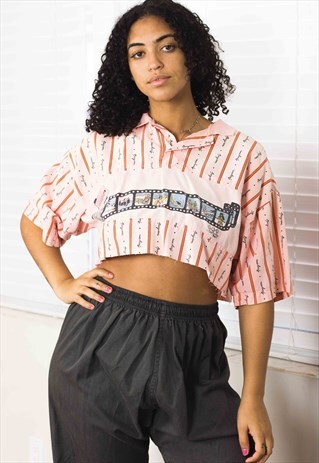VINTAGE FILM CAMERA CROP TOP 90S X 5.2