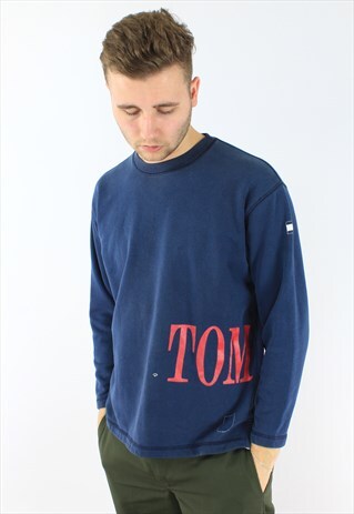 TOMMY HILFIGER SPELLOUT VINTAGE SWEATSHIRT