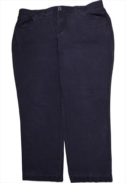 Vintage 90's Lee Trousers / Pants Straight Leg Baggy Navy