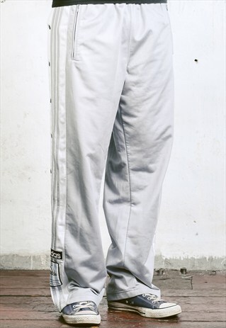 VINTAGE ADIDAS SNAP TRACK PANTS