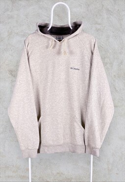 Vintage Beige Columbia Hoodie Oat XXL