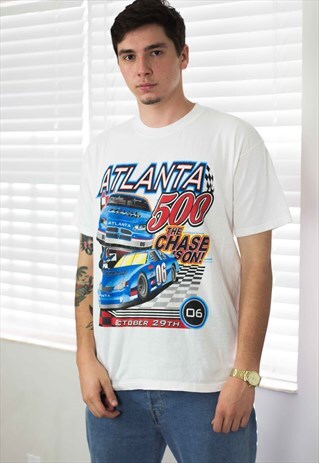 VINTAGE RACING T-SHIRT LOGO 90S L 6.9