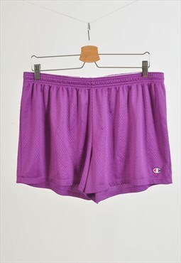 VINTAGE 90S Champion shorts in purple 