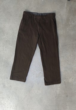 Vintage 90s Faded Brown Oversize Dad Pants Trousers 