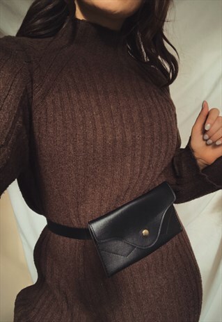 SILKS AND STARS BELT BAG BLACK