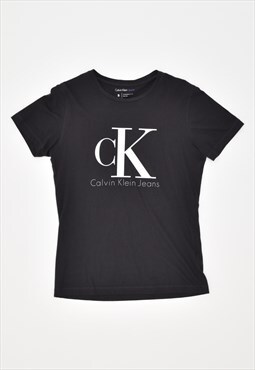 Vintage 90' s Calvin Klein T-Shirt Top Black