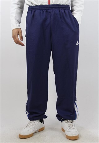 VINTAGE ADIDAS NAVY TRACKSUIT BOTTOMS