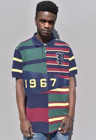 VINTAGE 90S RALPH LAUREN STRIPED POLO
