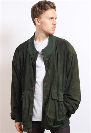 VINTAGE SUEDE BOMBER JACKET