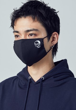 NOT SO APE ALIEN LOGO MASK