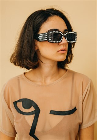 PEARL STUDDED STATEMENT SUNNIES