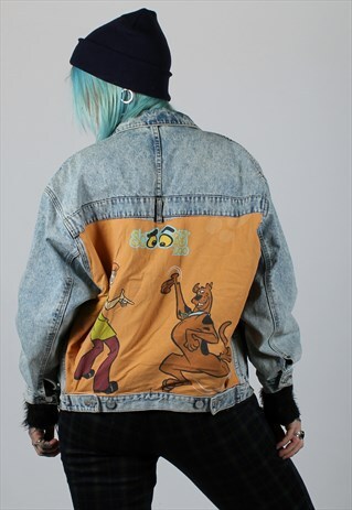 SCOOBY DOO REWORKED VINTAGE DENIM JACKET