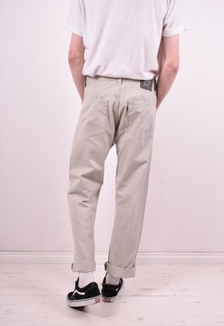 LEVI'S MENS VINTAGE JEANS W36 L30 BEIGE 90'S
