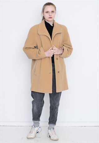 VINTAGE BROWN RETRO COAT