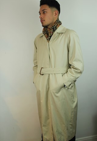 AQUASCUTUM TRENCH COAT, LARGE