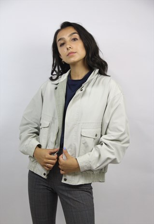 VINTAGE 90'S REVERSIBLE BOMBER JACKET