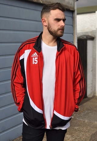 VINTAGE 90'S ADIDAS FOOTBALL TRACK JACKET