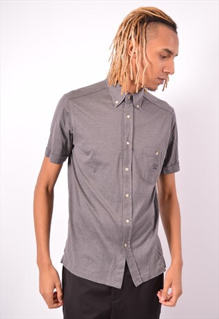 VINTAGE PAUL & SHARK SHIRT GREY