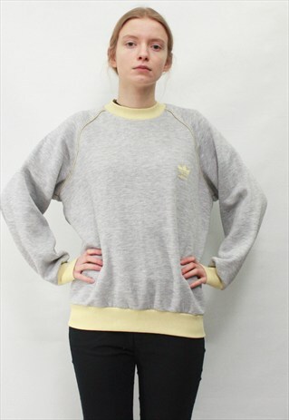 VINTAGE 90' COOL OLDSCHOOL UNISEX ADIDAS GREY SWEATSHIRT